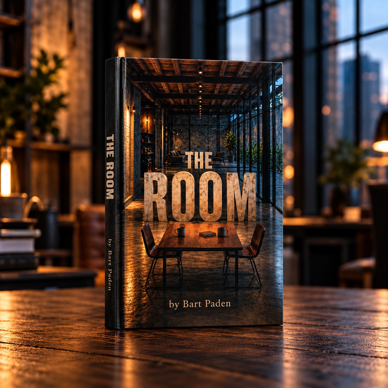 The Room by Bart Paden, standing on a desk